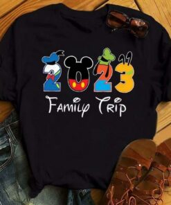 Disney Family Vacation 2023 Shirt Unisex T-shirt Family Birthday Gift Adult Kid Toddler Tee 5
