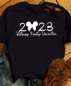 Disney Family Vacation 2023 Shirt Unisex T-shirt Family Birthday Gift Adult Kid Toddler Tee 6