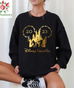 Disney Family Vacation 2023 Shirts, Disney Gold Foil Shirts Mickey and Minnie Disney couple shirts, First Disney Trip matching Family shirts
