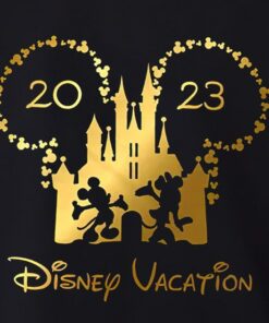Disney Family Vacation 2023 Shirts, Disney Gold Foil Shirts Mickey and Minnie Disney couple shirts, First Disney Trip matching Family shirts