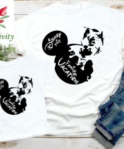 Disney Family Vacation 2023 Shirts, Family Vacation Shirt, Shirt For Family Theme Park Trip, Mickey Head Silhouette Shirt