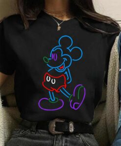 Disney Fashion Cute Daisy Duck Cartoon Print Casual Shirt For All Unisex T-shirt Family Birthday Gift Adult Kid Toddler Tee