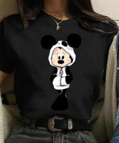 Disney Fashion Cute Daisy Duck Cartoon Print Casual Shirt Unisex T-shirt Family Birthday Gift Adult Kid Toddler Tee 1