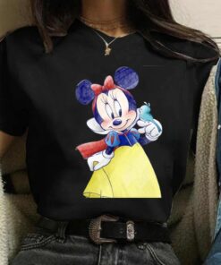 Disney Fashion Cute Daisy Duck Cartoon Print Casual Shirt Unisex T-shirt Family Birthday Gift Adult Kid Toddler Tee 3