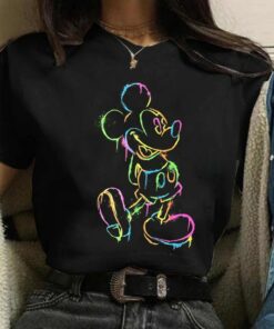 Disney Fashion Cute Daisy Duck Cartoon Print Casual Shirt Unisex T-shirt Family Birthday Gift Adult Kid Toddler Tee 5