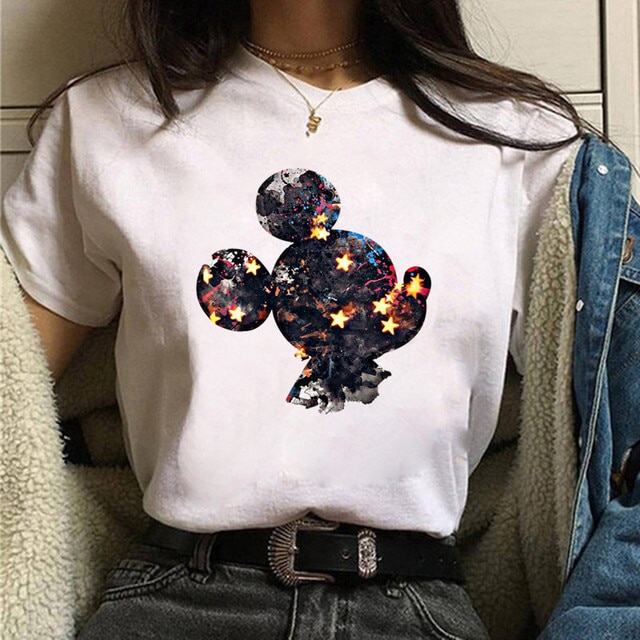 Disney Fashion Cute Daisy Duck Cartoon Print Casual Shirt Unisex T-shirt Family Birthday Gift Adult Kid Toddler Tee 8