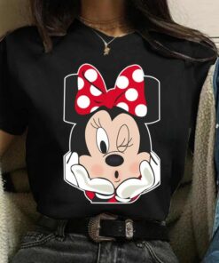 Disney Fashion Cute Daisy Duck Cartoon Print Casual Shirts Unisex T-shirt Family Birthday Gift Adult Kid Toddler Tee