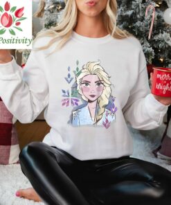 Disney Frozen Elsa Princess Watercolor Portrait Shirt, Disneyland Vacation Trip Unisex T-shirt Family Birthday Gift Adult Kid Toddler Tee