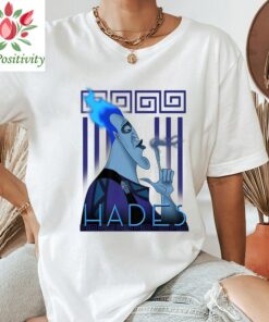 Disney Hercules Hades Geometric Portrait Graphic T-Shirt, Disney Trip Tee, Disneyland Family Vacation Gift Unisex T-shirt Kid Shirt