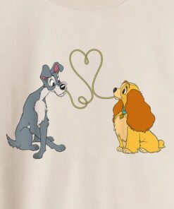 Disney Lady and The Tramp Bella Notte T-Shirt, Disneyland Family Vacation Trip Gift Unisex Adult T-shirt Kid T-shirt