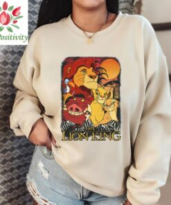 Disney Lion King Group Poster Graphic Vintage T-Shirt, Disneyland Vacation Gift Unisex T-shirt Family Birthday Gift Adult Kid Toddler Tee