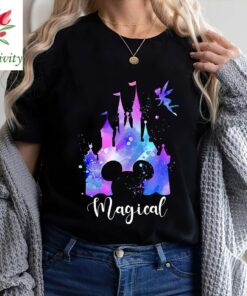 Disney Magical shirt, Disney Watercolor Castle shirt, Disney Family shirt, Disney Trip shirt, Family Vacation shirt, Mickey Minnie shirt