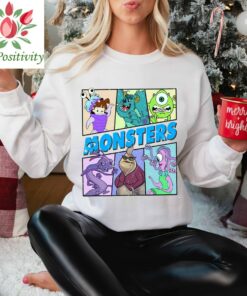 Disney Monsters Vintage Retro Mike Wazowski James Sullivan T-shirt, Magic Kingdom Unisex T-shirt Family Birthday Gift Adult Kid Toddler Tee