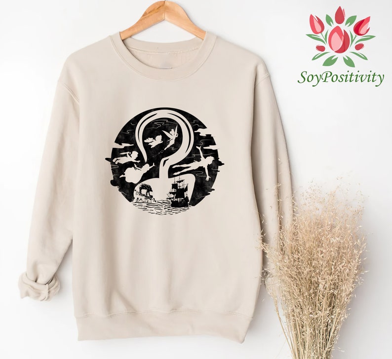 Disney Peter Pan Tink Wendy Kids Flying Silhouettes T-Shirt, Peter Pan Shirt, Disneyland Family Trip Vacation Gift Unisex T-shirt Kid