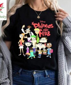 Disney Phineas And Ferb The Group Logo T-Shirt Unisex Adult T-shirt Kid shirt Gift for Birthday Hoodie Sweatshirt Toddler Tee