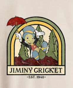 Disney Pinocchio Jiminy Cricket Established 1940 T-Shirt Unisex T-shirt Kid Tee Adult Shirt Toddler Tee Infant Shirt