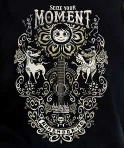 Disney Pixar Coco Seize Your Moment Guitar Line Art T-shirt, Magic Kingdom Unisex T-shirt Family Birthday Gift Adult Kid Toddler Tee