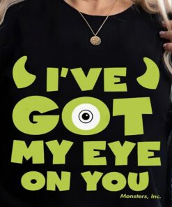 Disney Pixar Retro Monsters Inc Mike Wazowski Eye On You T-shirt, Disney Monsters Shirt, Disney World Tee, Disney Unisex T-shirt