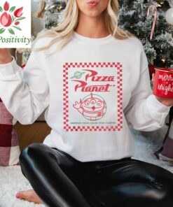 Disney Pixar Toy Story Alien Pizza Planet Box Art Shirt, Disneyland Vacation Unisex T-shirt Family Birthday Gift Adult Kid Toddler Tee