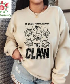 Disney Pixar Toy Story Aliens It Cam From Above The Claw Up Shirt, Unisex T-shirt Family Birthday Gift Adult Kid Toddler Comfort Colors Tee