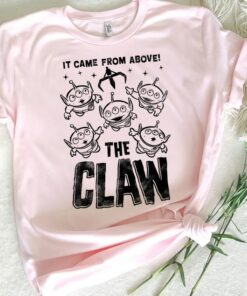 Disney Pixar Toy Story Aliens It Cam From Above The Claw Up Shirt, Unisex T-shirt Family Birthday Gift Adult Kid Toddler Comfort Colors Tee