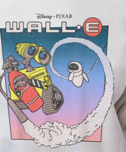 Disney Pixar Wall-E Fly Eve Retro Distressed T-Shirt, Disneyland Vacation Holiday, Unisex T-shirt Family Birthday Gift Adult Kid Toddler Tee