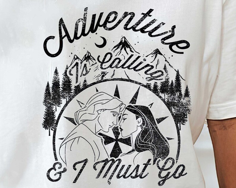 Disney Pocahontas Adventure Is Calling And I Must Go Shirt, Magic Kingdom Holiday Unisex T-shirt Family Birthday Gift Adult Kid Toddler Tee