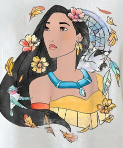 Disney Pocahontas Dreamcatcher Watercolor Graphic Unisex T-shirt Birthday Shirt Gift For Men Women Kid Hoodie Sweatshirt Toddler Shirt