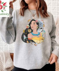 Disney Pocahontas Dreamcatcher Watercolor Graphic Unisex T-shirt Birthday Shirt Gift For Men Women Kid Hoodie Sweatshirt Toddler Shirt