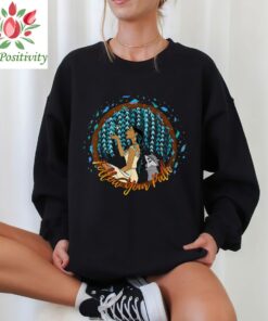 Disney Pocahontas Follow Your Path Circle Retro 90s Shirt, Disneyland Vacation, Unisex T-shirt Family Birthday Gift Adult Kid Toddle Tee