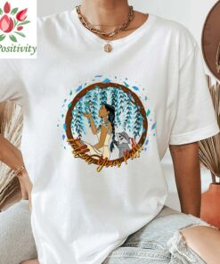 Disney Pocahontas Follow Your Path Circle Retro 90s Shirt, Disneyland Vacation, Unisex T-shirt Family Birthday Gift Adult Kid Toddle Tee