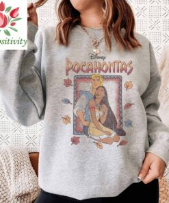 Disney Pocahontas and Captain Classic Movie Shirt, Magic Kingdom Holiday Trip Unisex T-shirt Family Birthday Gift Adult Kid Toddler Tee