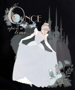 Disney Princess Cinderella Vintage Once Upon A Time Unisex T-shirt Birthday Shirt Gift For Men Women Kid Hoodie Sweatshirt Toddler Shirt