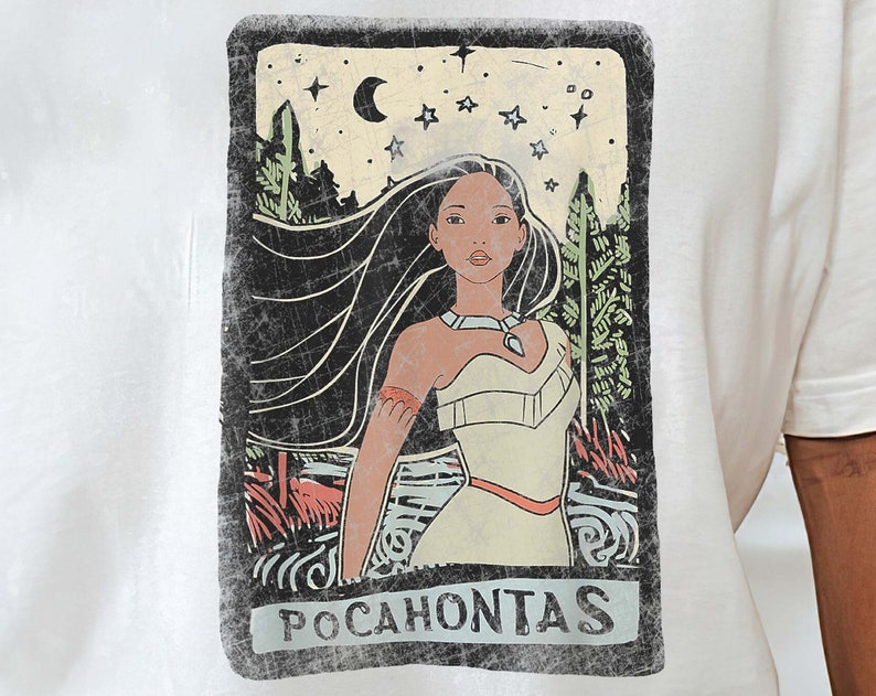 Disney POCAHONTAS FLOWER POCAHONTAS - T-shirt print - black/zwart
