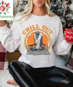 Disney Rafiki Chill Out The Lion King, Hakuna Matata Good Vibes T-Shirt, Disneyland Vacation Shirt Unisex Adult T-shirt Kid Shirt Sweatshirt