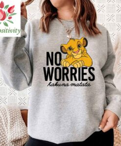 Disney The Lion King Classic No Worries Simba T-Shirt, Disney Sweatshirt, The lIon King Shirt, Disney Lion King Simba Shirt