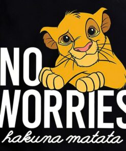 Disney The Lion King Classic No Worries Simba T-Shirt, Disney Sweatshirt, The lIon King Shirt, Disney Lion King Simba Shirt