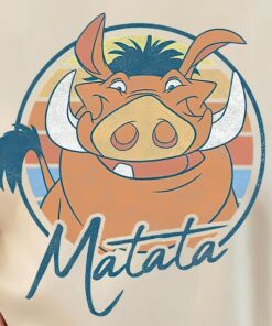 Disney The Lion King Timon Pumbaa Matata Text Shirt, DisneyWorld Shirt, Disney The Lion King Shirt, Disney Shirt