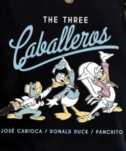 Disney The Three Caballeros Retro Donald Duck, Jose Carioca and Panchito T-Shirt, Disneyland Vacation Party Gift Unisex Adut T-shirt Kid Tee