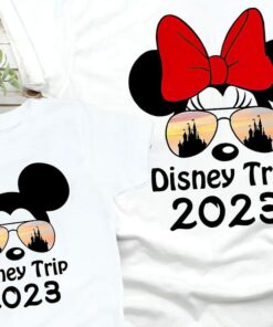 Disney Trip 2023 Disney Family Shirts, Disney Vacation 2023 Family shirts, Disney Mickey and Minnie t-shirts, Disney Trip family shirts 2023