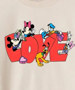 Disney Valentine Shirt, Mickey Minnie Valentine Shirt, Vintage Disney Valentine Shirt, Disney Sketch Valentine Shirt, Disney Love Shirt
