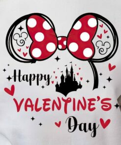 Disney Valentine's Day Shirt, Custom Valentines Gifts, Disney Valentine's Day, Couple Face Shirt, Mickey And Minnie Custom Shirt