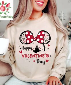 Disney Valentine's Day Shirt, Custom Valentines Gifts, Disney Valentine's Day, Couple Face Shirt, Mickey And Minnie Custom Shirt