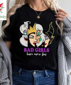 Disney Villains Bad Girls Shirt, Disney Witches Shirt, Snow White Evil Queen Tee, Disney Ursula Shirt, 101 Dalmatians Cruella Shirt