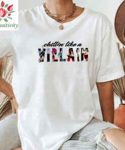 Disney Villains Chillin Like A Villain Vintage T-Shirt, Disney World Tee, Disney Unisex T-shirt, Disney Villains Unisex Shirt
