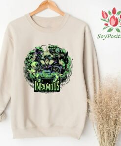 Disney Villains Infamous Evil Group T-Shirt, Cruella Maleficent Evil Queen Ursula T-Shirt, Disneyland Gift Unisex Adult T-shirt Kid T-shirt