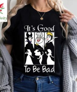 Disney Villains It's Good To Be Bad Panel Silhouettes Disney Shirt, Disneyland Shirt, Disney Vacation Shirt, Disney Magical Shirt