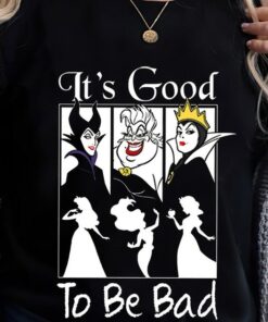Disney Villains It's Good To Be Bad Panel Silhouettes Disney Shirt, Disneyland Shirt, Disney Vacation Shirt, Disney Magical Shirt
