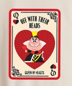 Disney Villains The Queen of Hearts Off With Their Heads Shirt, Magic Kingdom Trip Unisex T-shirt Family Birthday Gift Adult Kid Toddler Tee