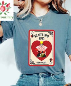 Disney Villains The Queen of Hearts Off With Their Heads Shirt, Magic Kingdom Trip Unisex T-shirt Family Birthday Gift Adult Kid Toddler Tee